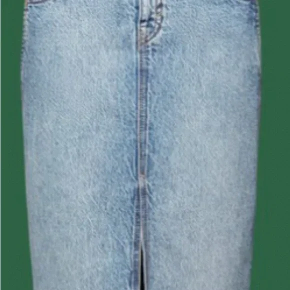 Esprit Blue Denim Skirt #119 - Picture 3 of 11